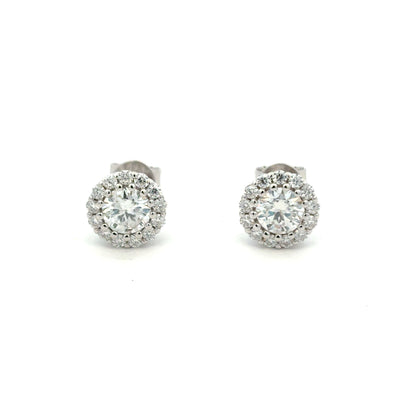 MEW-627  * push back (Moissanite Stone Earring)
