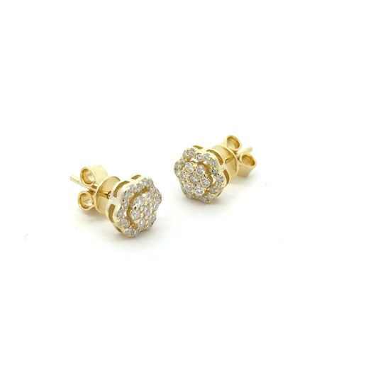 MEW-640-B (Moissanite Stone Earring)