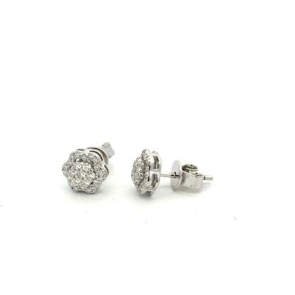 MEW-640-B (Moissanite Stone Earring)