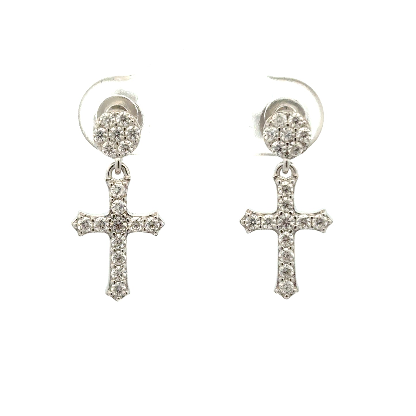 MEW-645 * push back (Moissanite Stone Earring)