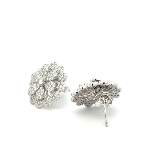 MEW-660 * push back (Moissanite Stone Earring)