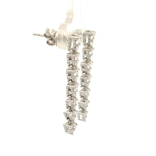 MEW-671 * push back (Moissanite Stone Earring)