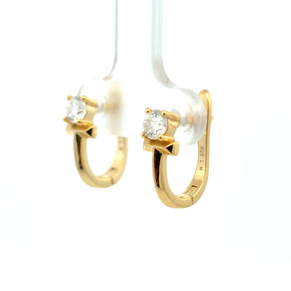 MEW-685 * (Moissanite Stone Earring)