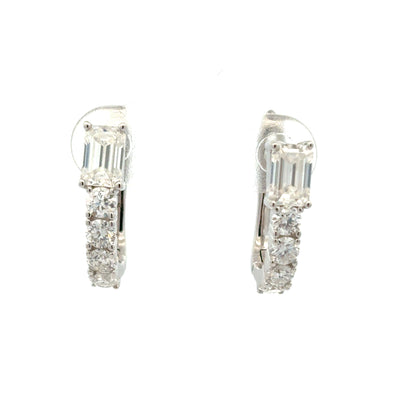 MEW-686 * Moissanite Stone Earring)