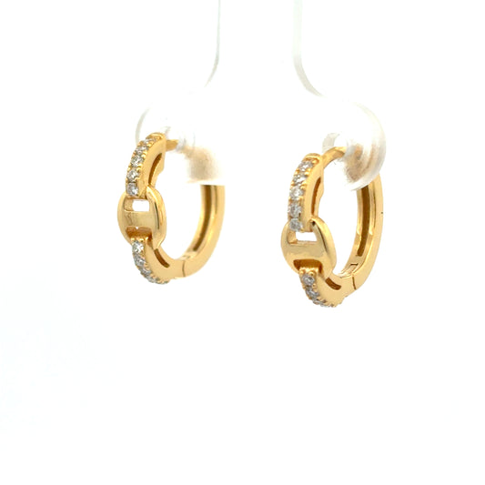 MEW-690 *  (Moissanite Stone Earring)