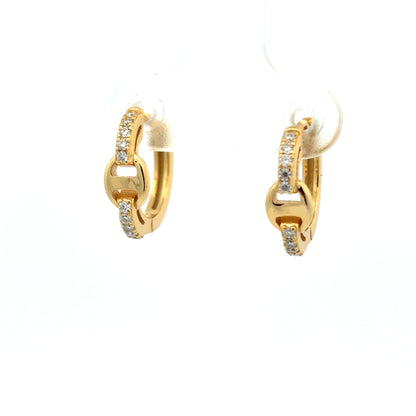MEW-690 *  (Moissanite Stone Earring)