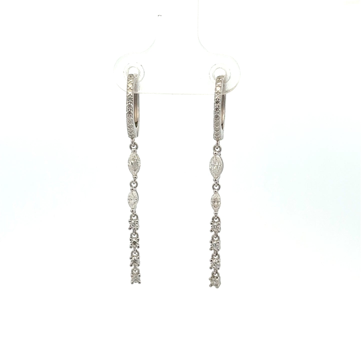 MEW-695 * (Moissanite Stone Earring)