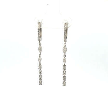 MEW-695 * (Moissanite Stone Earring)