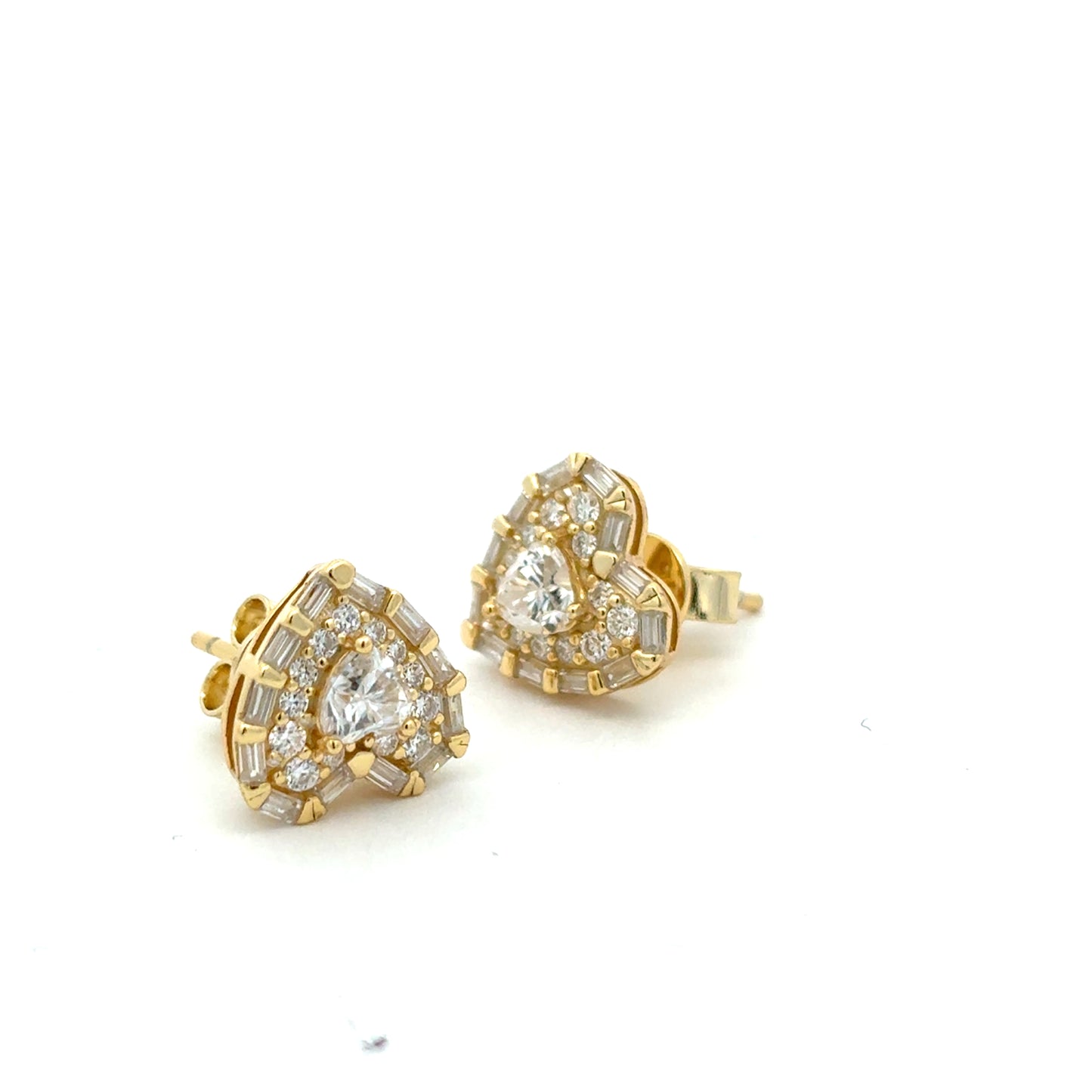 MEW-727 * push back (Moissanite Stone Earring)