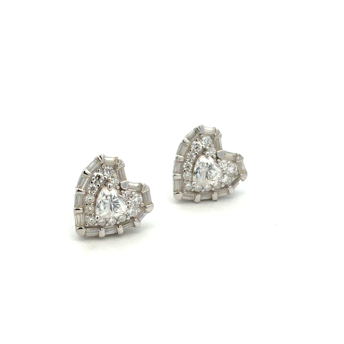 MEW-727 * push back (Moissanite Stone Earring)