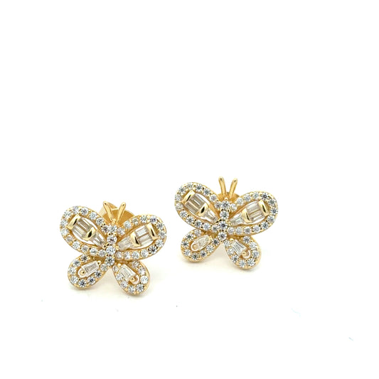 MEW-728 * push back (Moissanite Stone Earring)