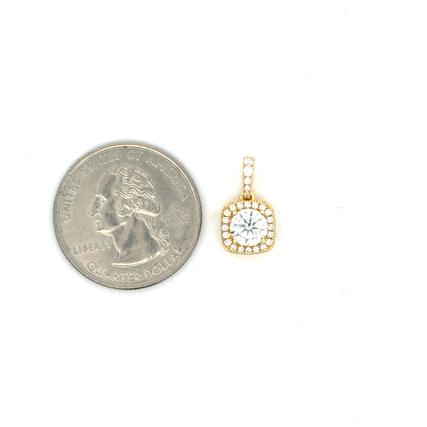 MP-100 (Moissanite Pendant)