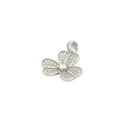 MPM-16 (Colgante de piedra cruzada de plata con moissanita)