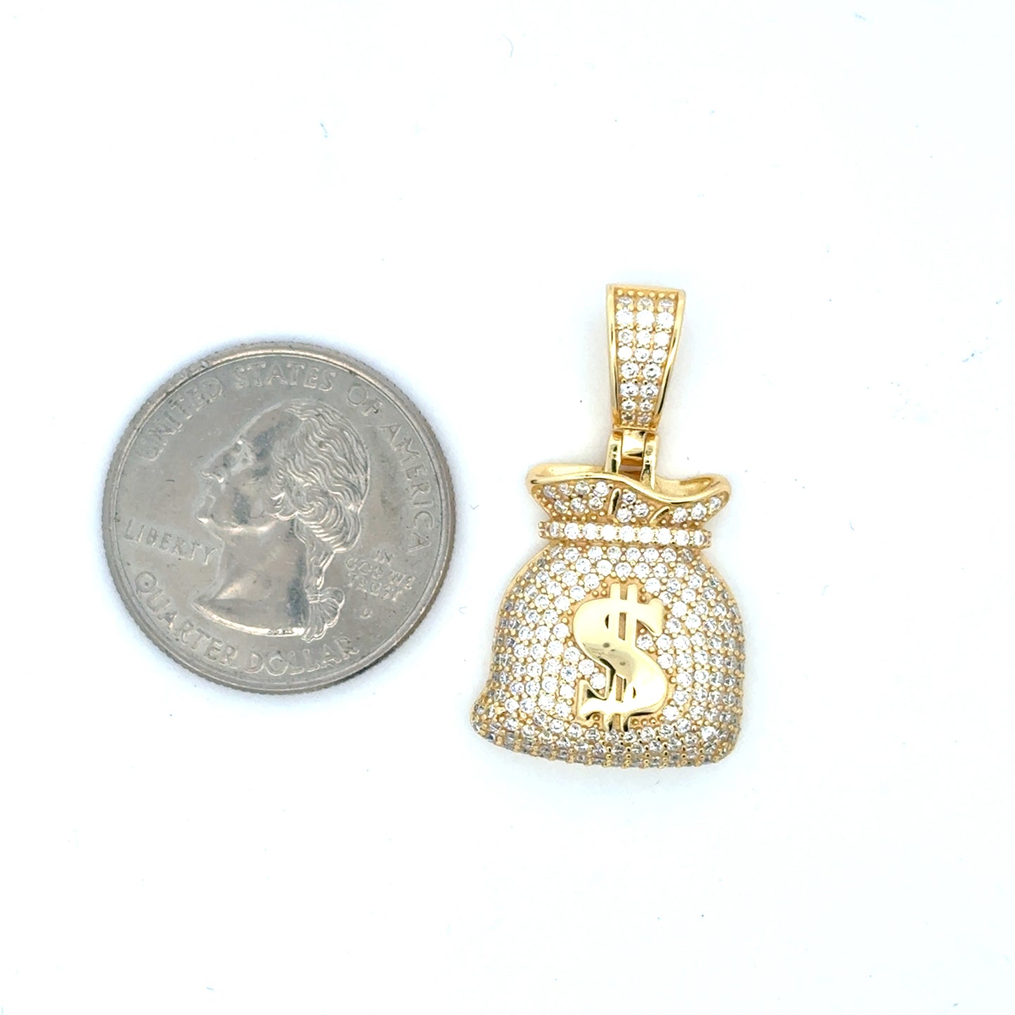 MP-109 (Moissanite Money-Bag Pendant)