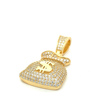 MP-109 (Moissanite Money-Bag Pendant)