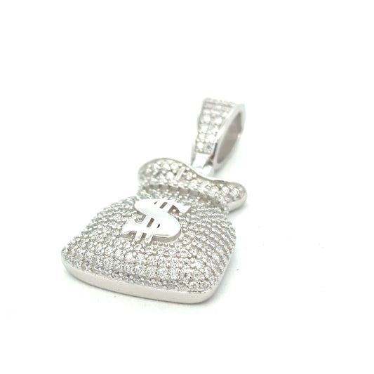 MP-109 (Moissanite Money-Bag Pendant)