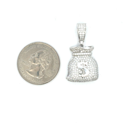 MP-109 (Moissanite Money-Bag Pendant)