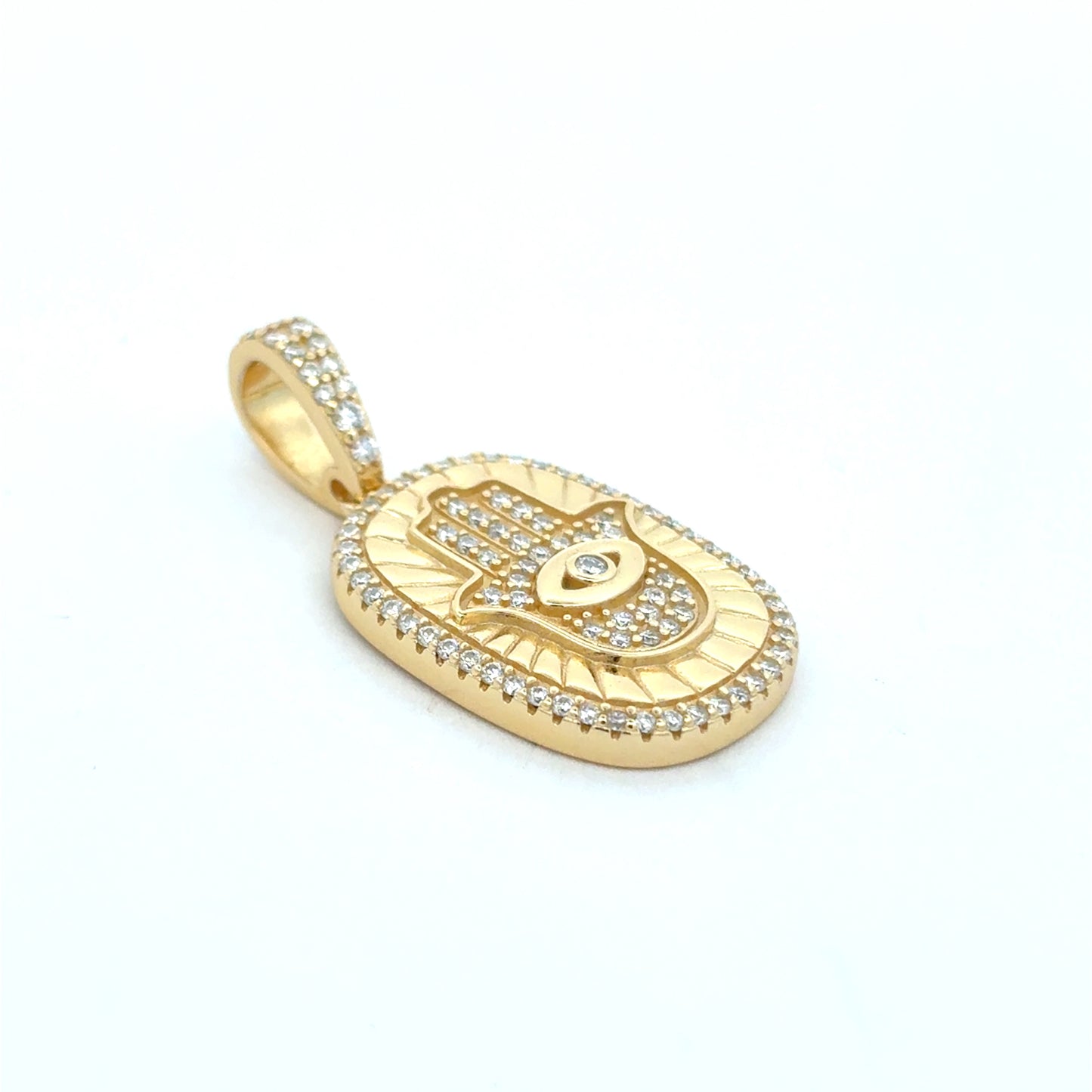 MP-110 (Moissanite Evil-Hand Pendant)