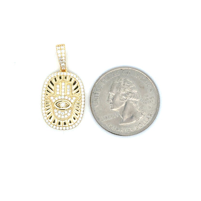 MP-110 (Moissanite Evil-Hand Pendant)