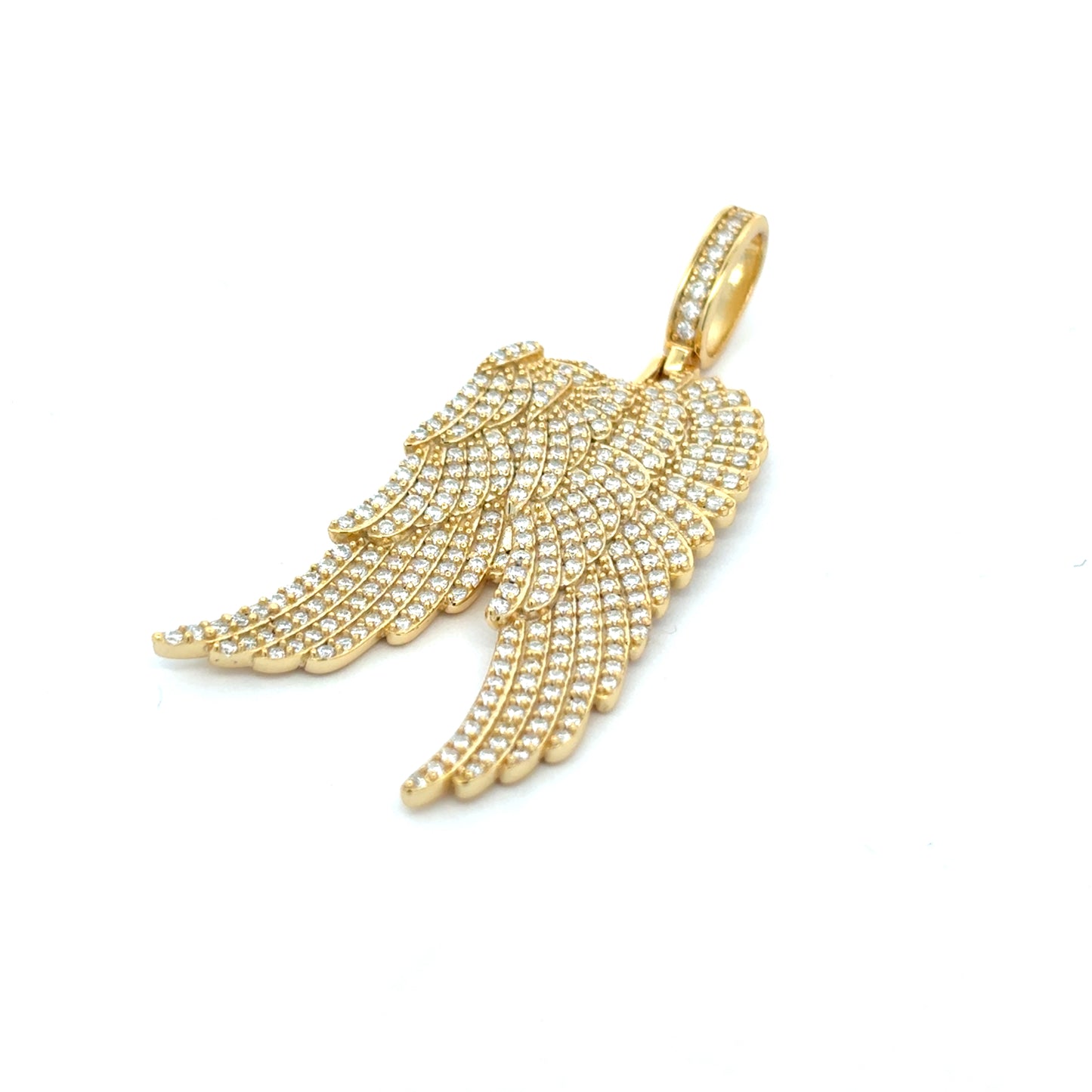 MP-111 (Moissanite Angel Wing Pendant)