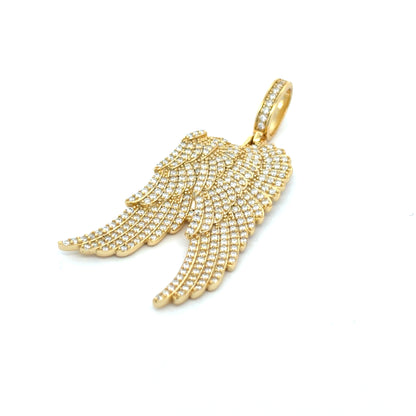 MP-111 (Moissanite Angel Wing Pendant)
