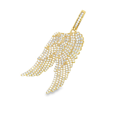 MP-111 (Moissanite Angel Wing Pendant)