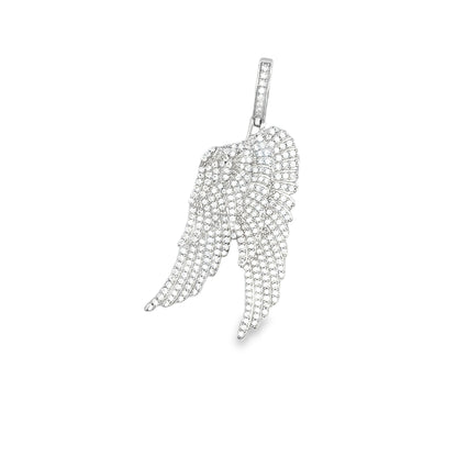 MP-111 (Moissanite Angel Wing Pendant)