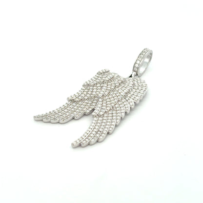 MP-111 (Moissanite Angel Wing Pendant)