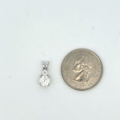 MPM-16 (Colgante de piedra cruzada de plata con moissanita)