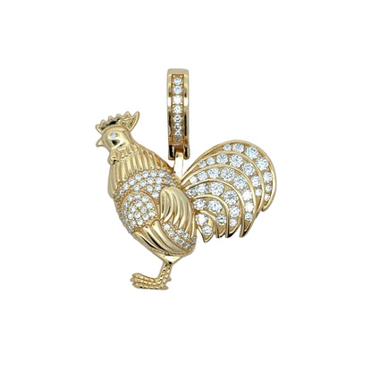 MPM-16 (Colgante de piedra cruzada de plata con moissanita)