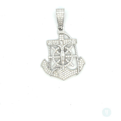 MP-58 (Moissanite Anchor ⚓ Pendant)
