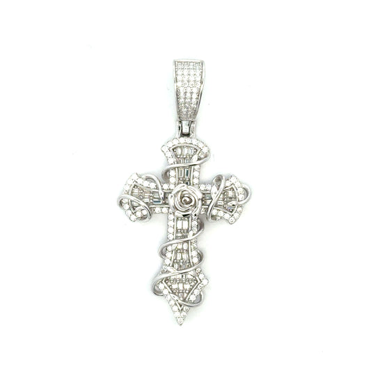 MP-65 (Moissanite Cross  Pendant)