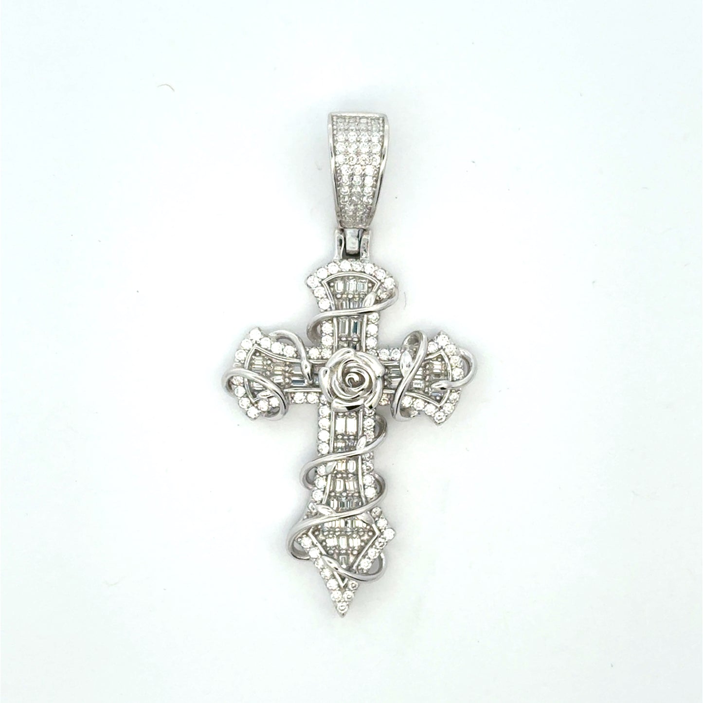 MP-65 (Moissanite Cross  Pendant)