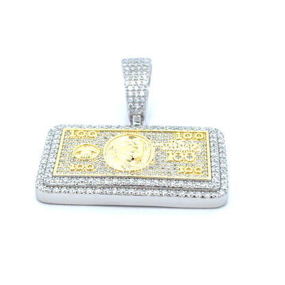 MP-71 (Moissanite Money Dollar Pendant)