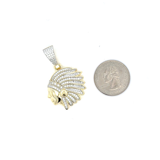 MP-73 (Moissanite Indian Pendant)