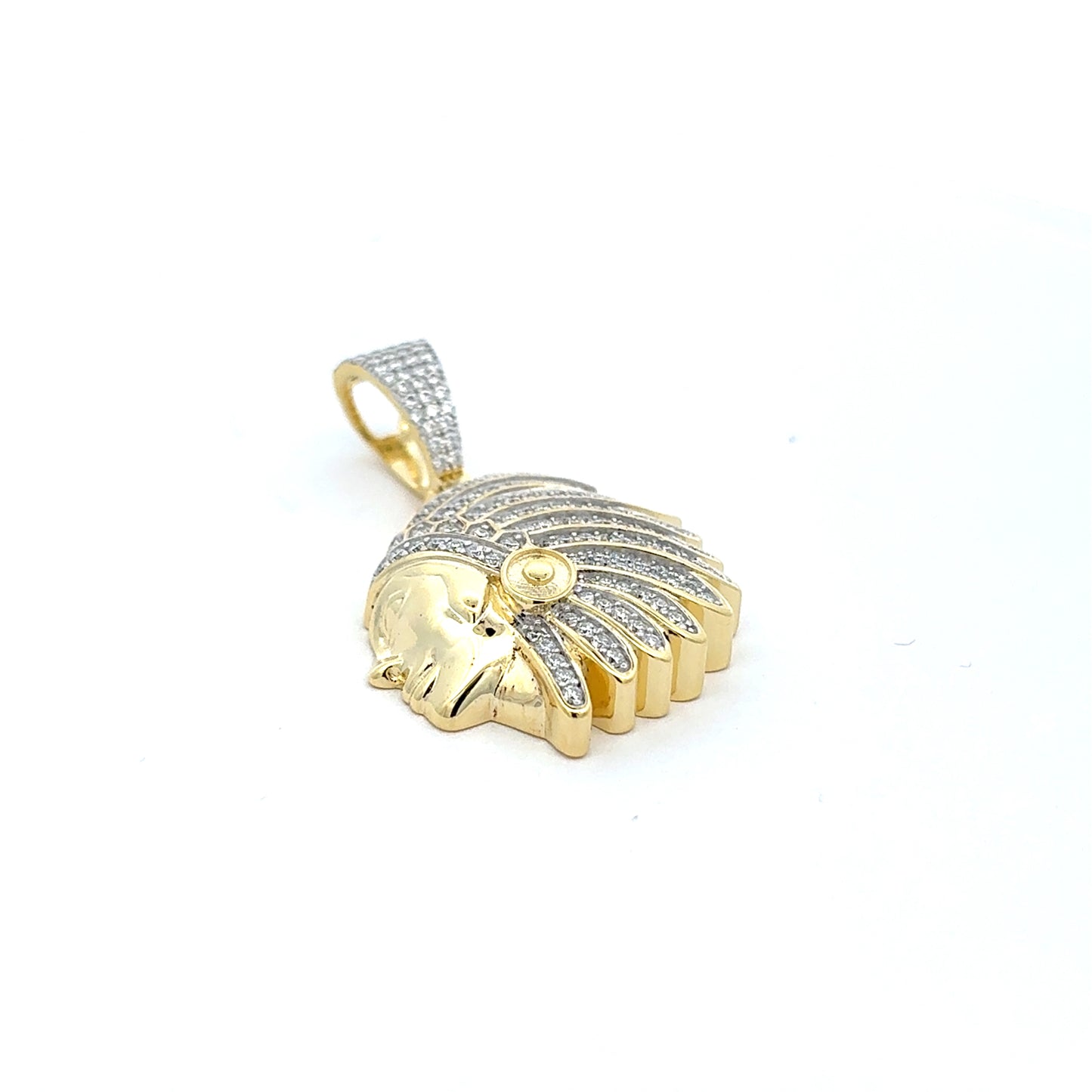 MP-73 (Moissanite Indian Pendant)