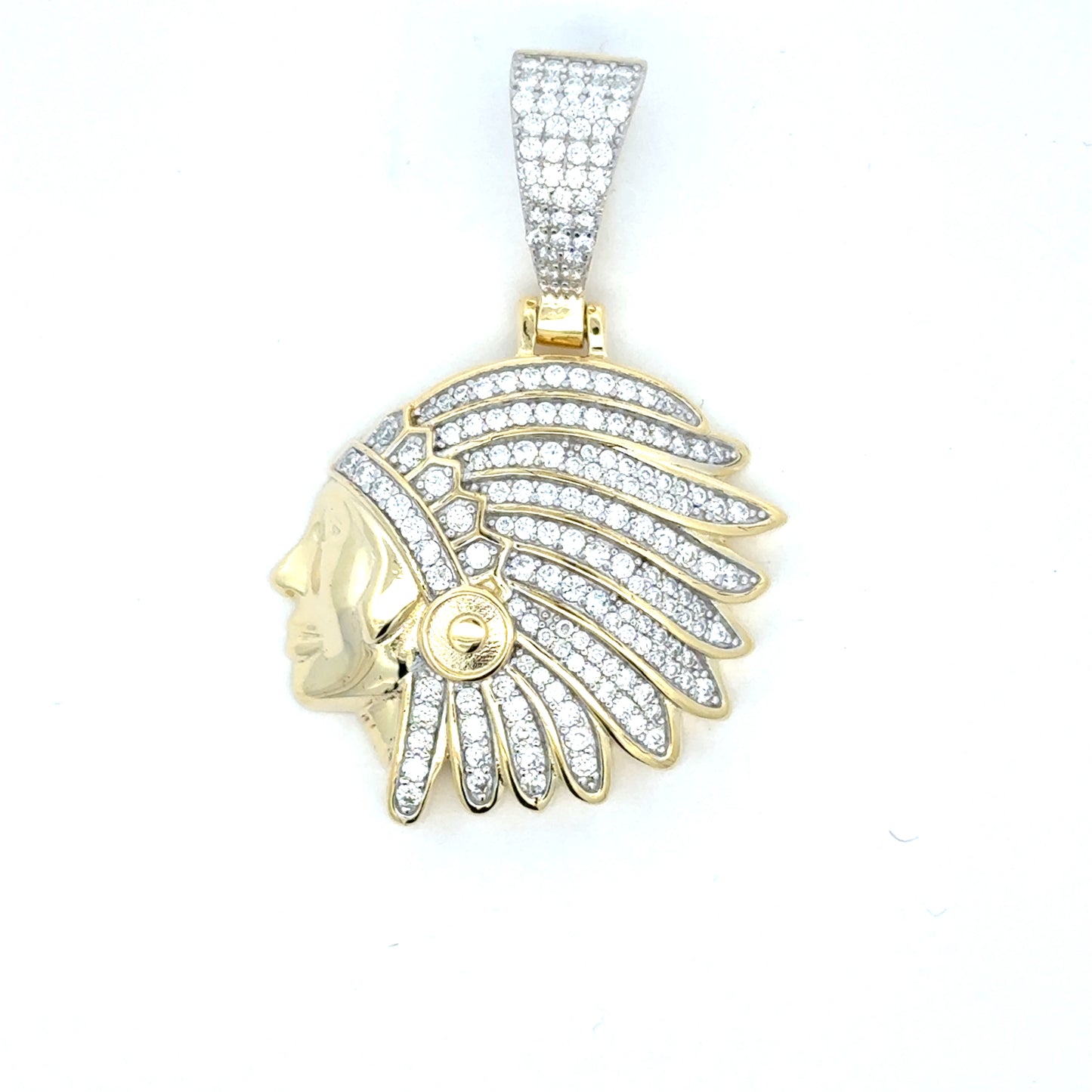 MP-73 (Moissanite Indian Pendant)
