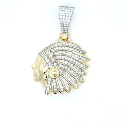 MP-73 (Moissanite Indian Pendant)