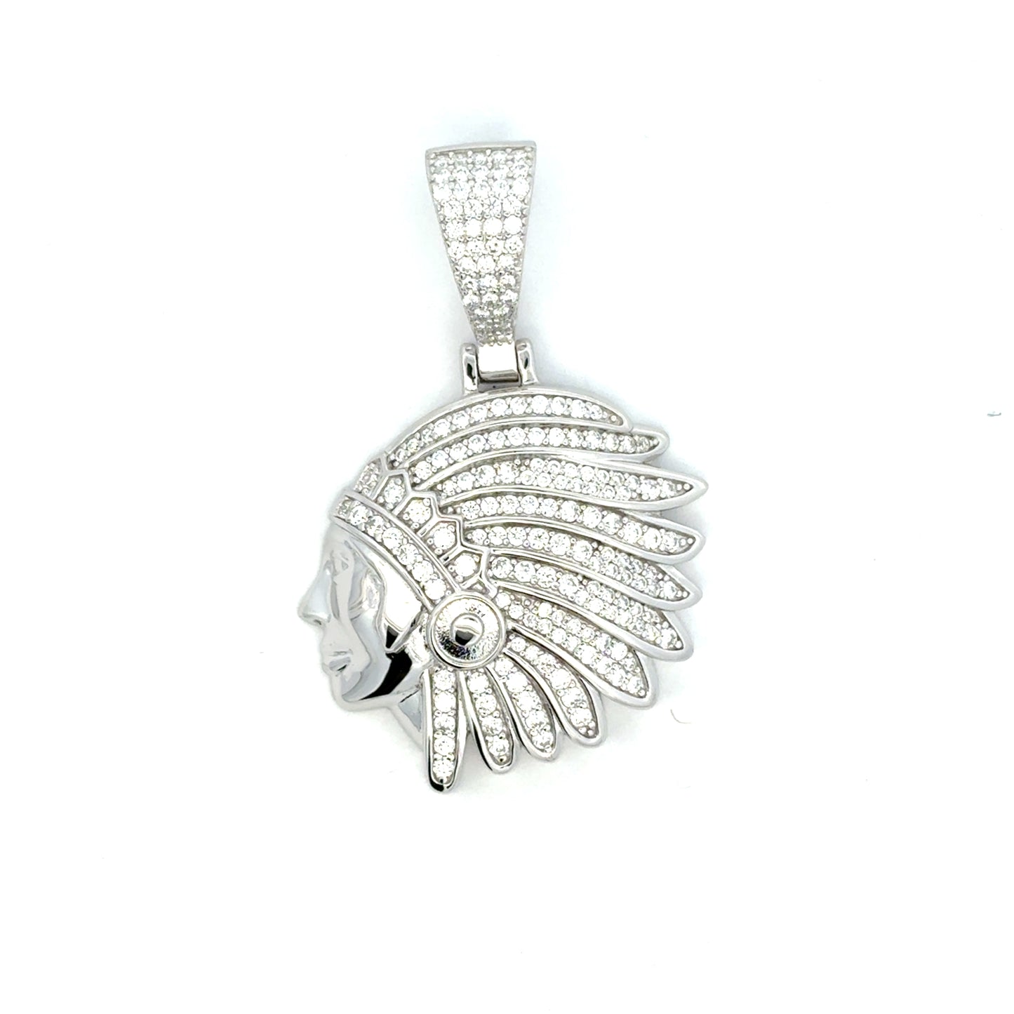 MP-73 (Moissanite Indian Pendant)