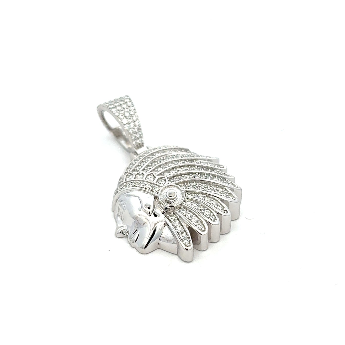 MP-73 (Moissanite Indian Pendant)