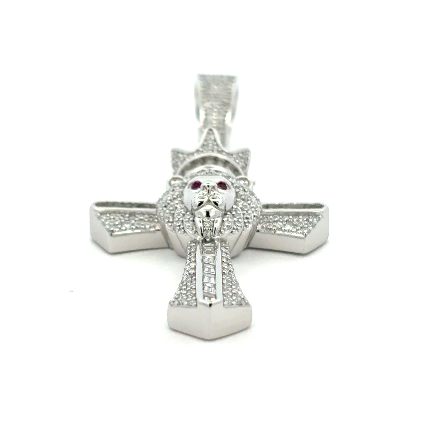 MP-74 * (Moissanite Stone Silver Pendant)