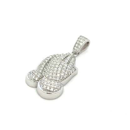 MP-76 * (Moissanite Stone Silver Pendant)