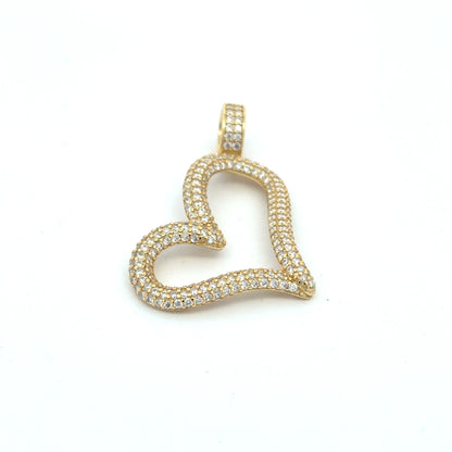 MP-87 (Moissanite Heart ♥  Pendant)