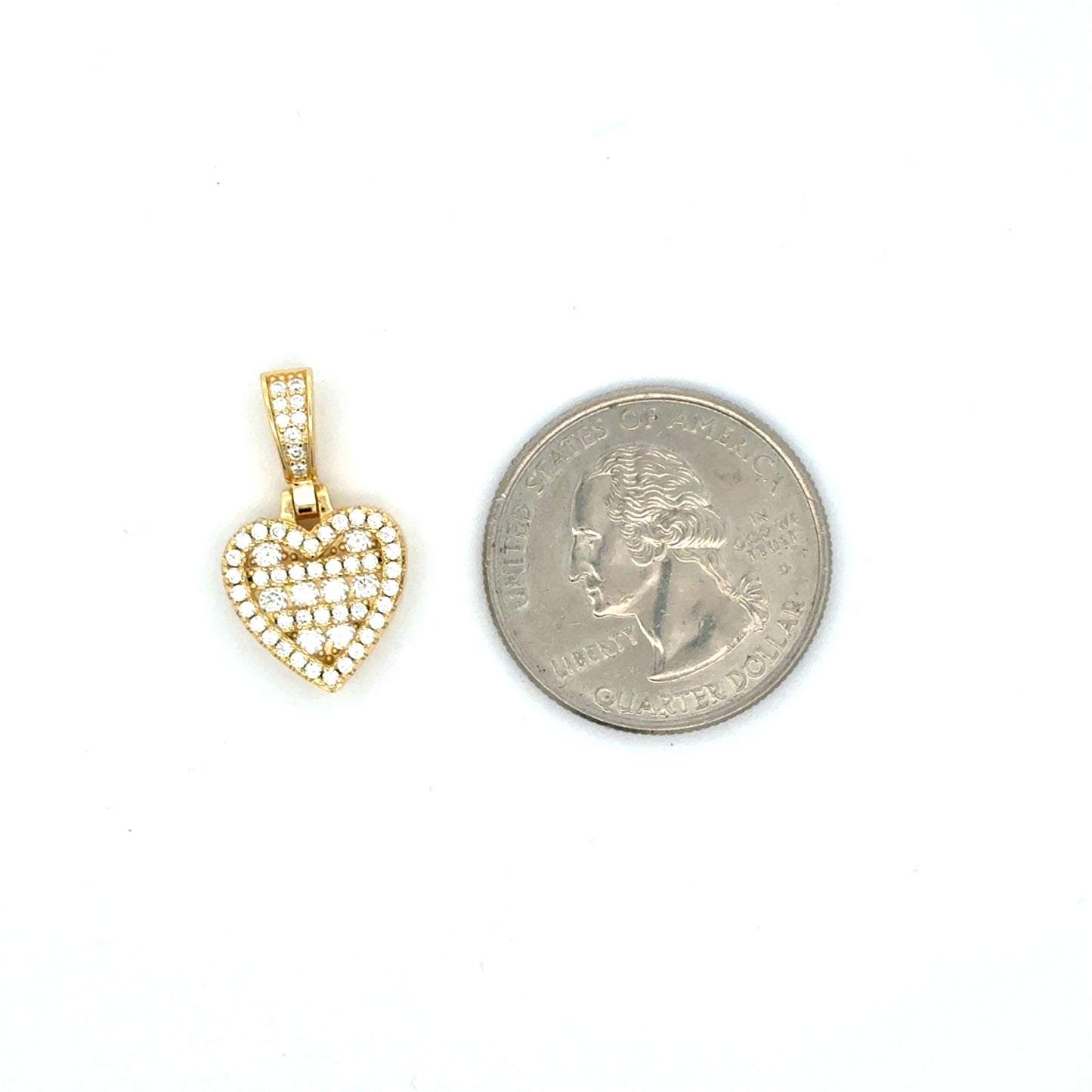 MP-89 (Moissanite ❤Heart 💕 ❤ Pendant)