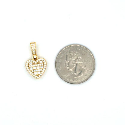 MP-89 (Moissanite ❤Heart 💕 ❤ Pendant)