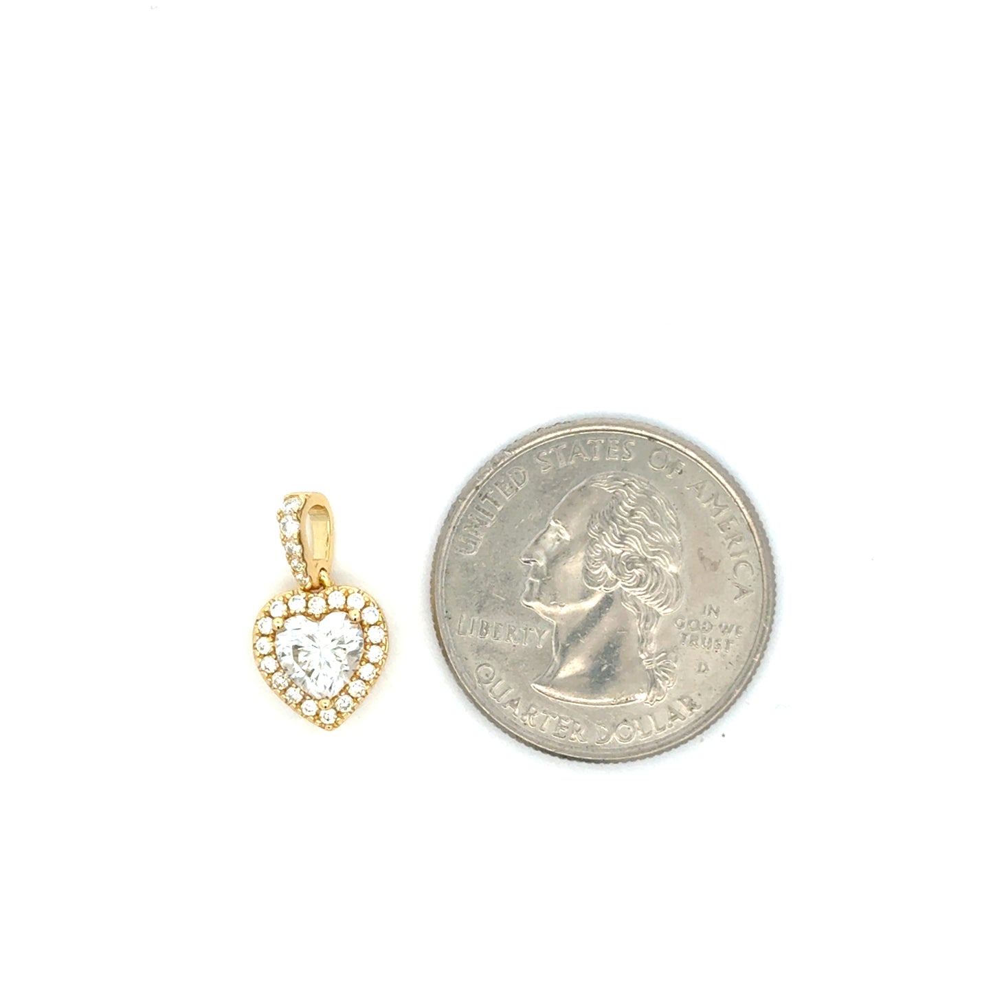 MP-98 (Moissanite Heart ♥  Pendant)