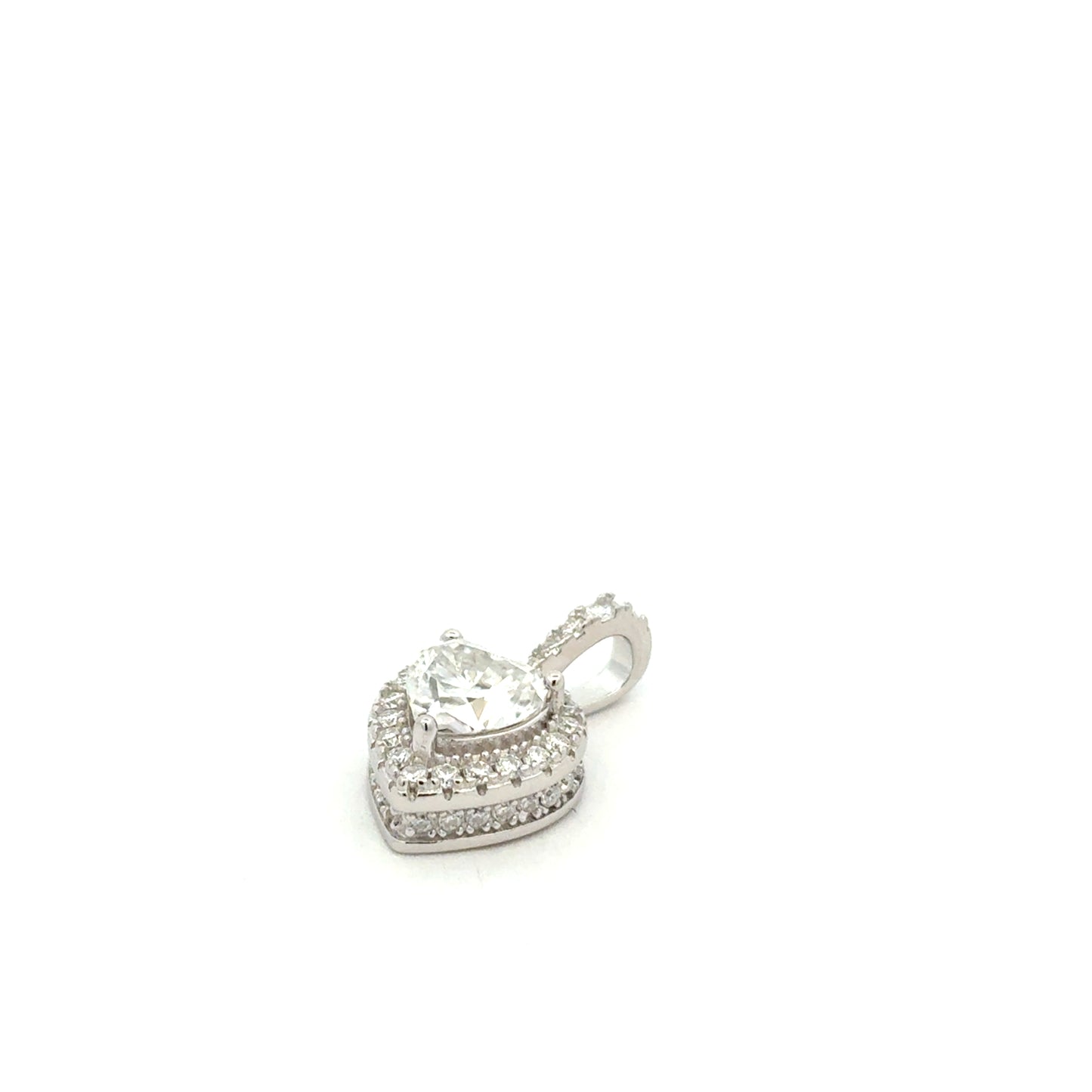 MP-98 (Moissanite Heart ♥  Pendant)