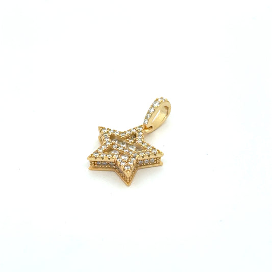 MP-113 (Moissanite Silver Star Pendant)