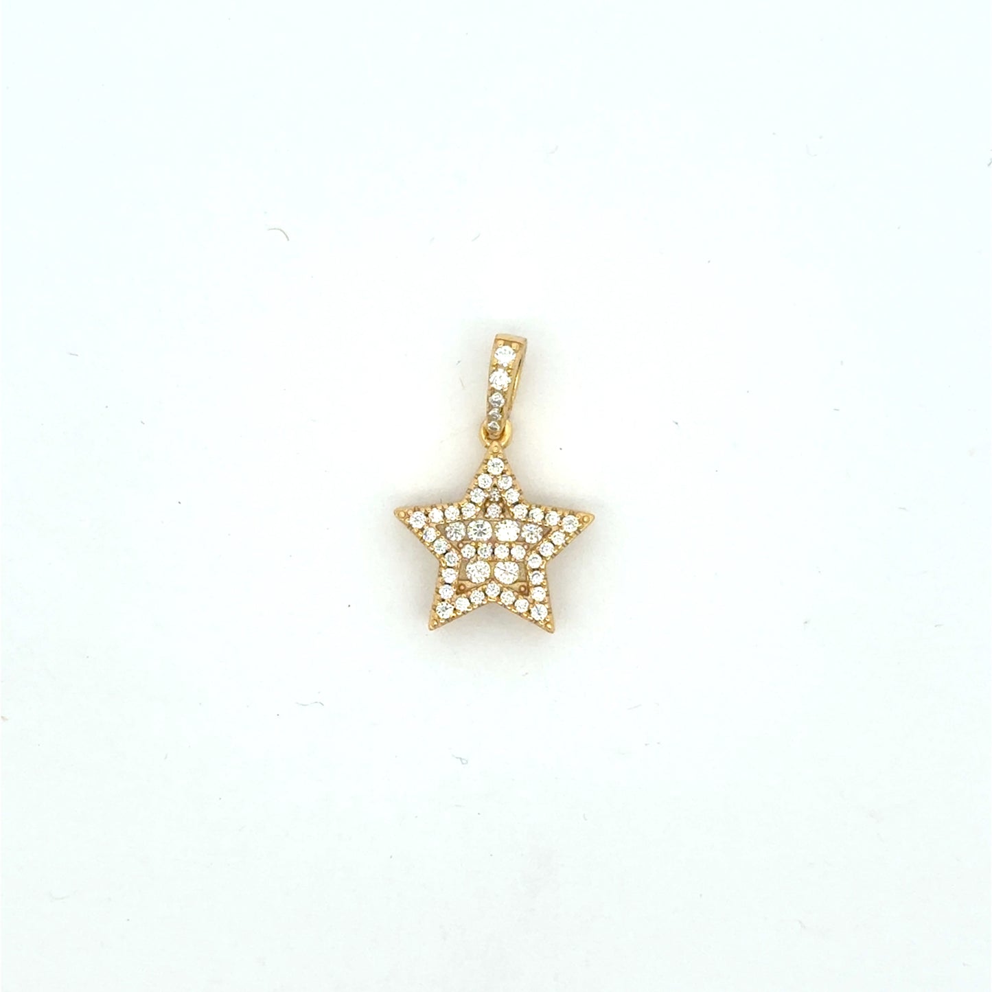 MP-113 (Moissanite Silver Star Pendant)