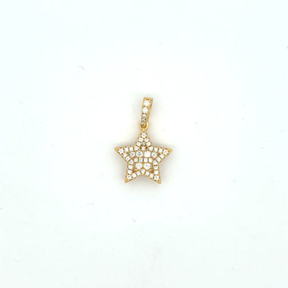 MP-113 (Moissanite Silver Star Pendant)
